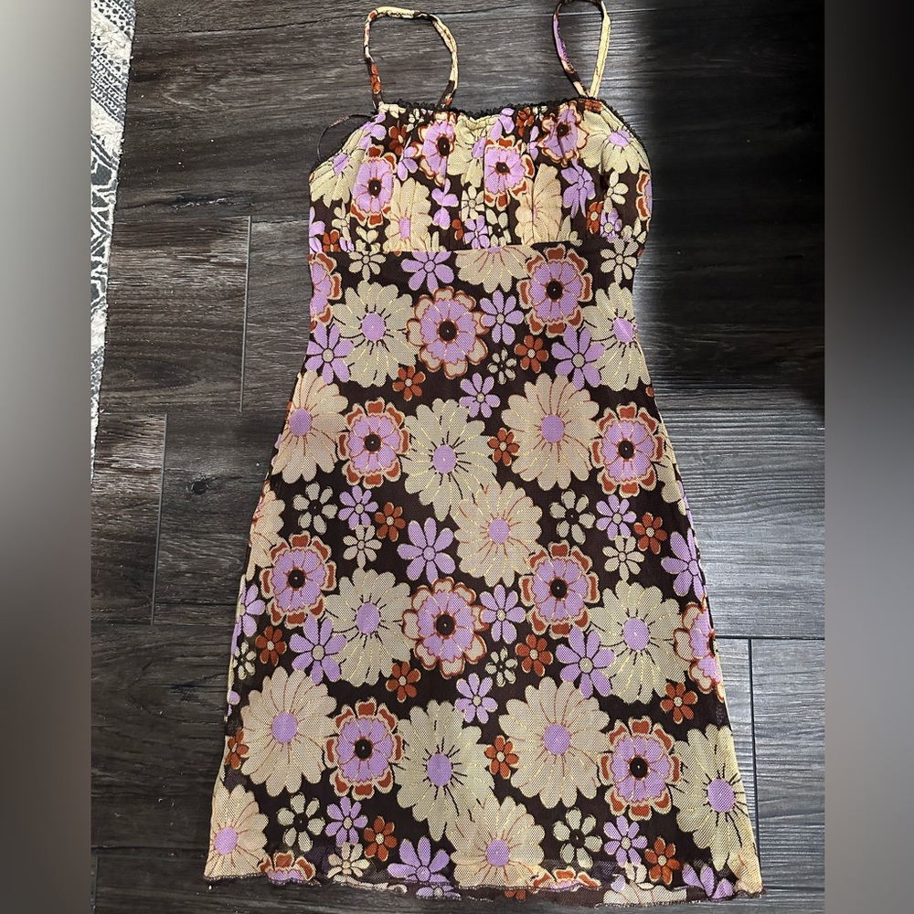 Floral Spaghetti Strap Dress Princess Polly